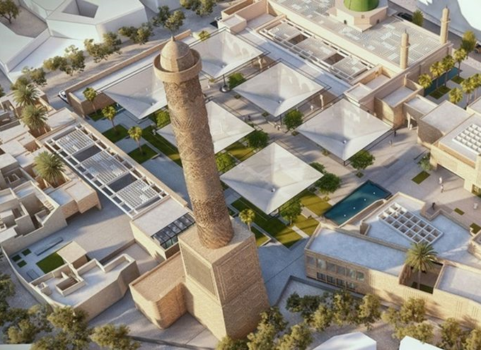 مشروع ترميم جامع النوري بالموصل يواجه الانتقادات مشروع ترميم جامع النوري بالموصل يواجه الانتقادات