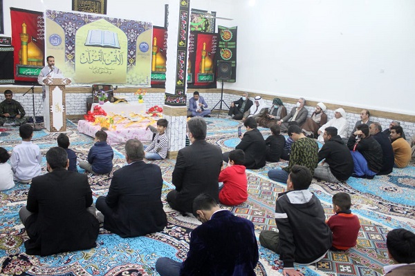 العتبة الحسينية تطلق المحافل القرآنية في المناطق النائية بمدينة الأهواز الإيرانية + صور