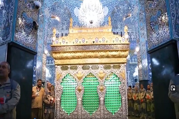 بالفيديو.. إنجاز الشُباك الجديد لمرقد السيدة زينب(ع)