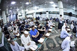 دار القرآن في العتبة الحسينية تكرم 60 قارئاً في بغداد + صور