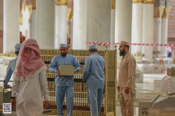 وكالة المسجد النبوي تستبدل 155 ألف مصحف استعداداً لموسم الحج