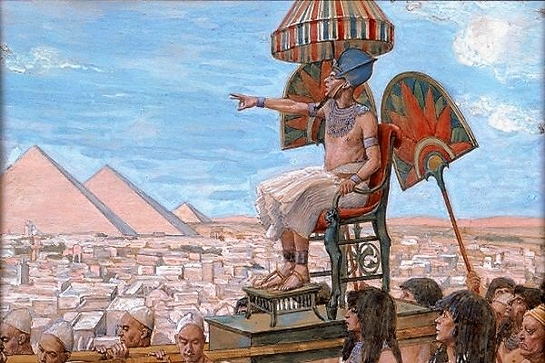 الفرعون قال أنا ربكم الأعلى فمات غرقاً