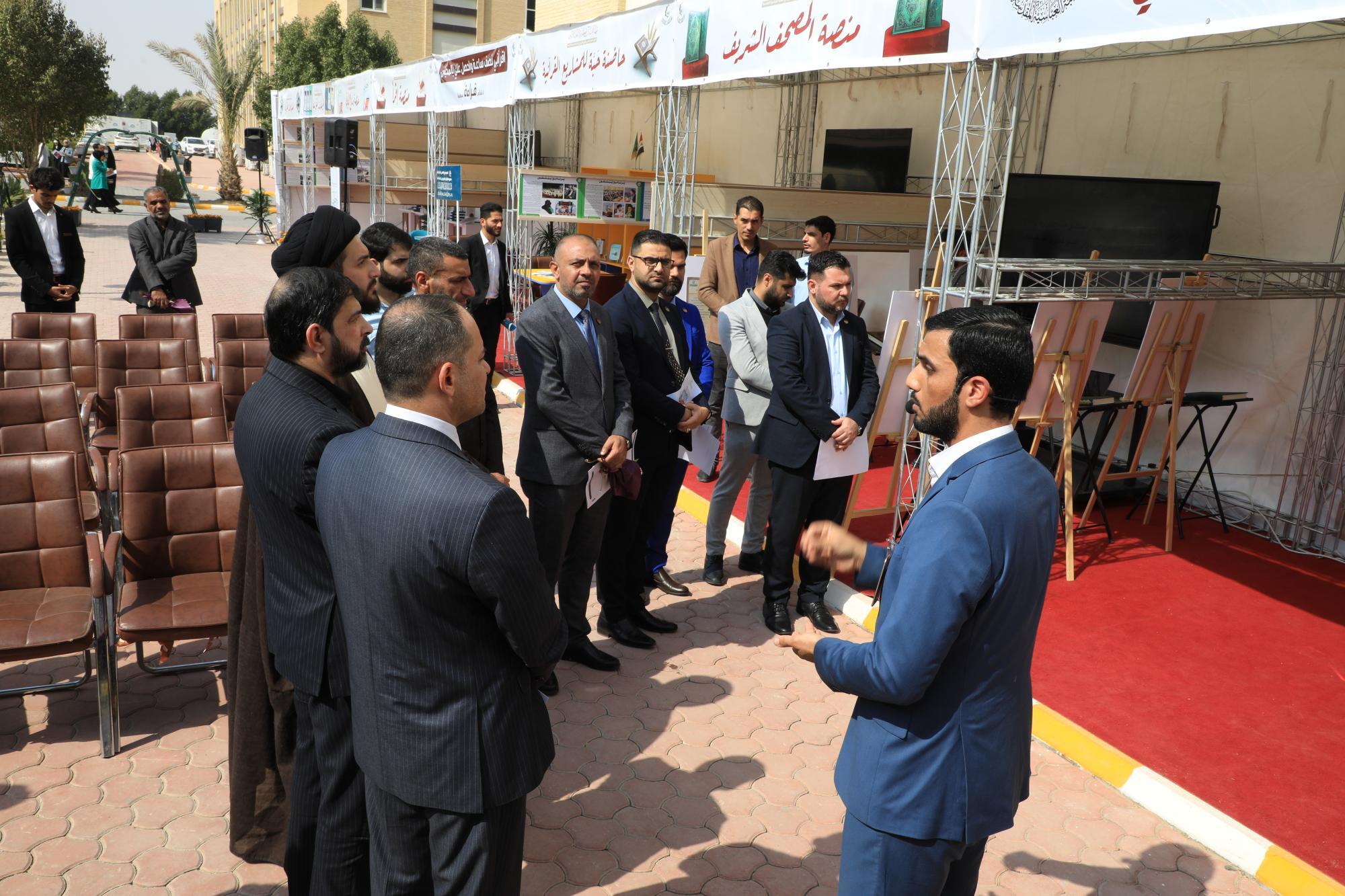 العراق: إفتتاح المعرض القرآنيّ السنوي الأوّل في جامعة الكفيل + صور