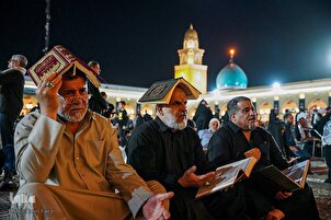 تقرير مصور | إحياء ليلة القدر الأولى في مسجد الكوفة المعظم