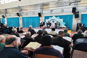 تقرير مصور | الختمة القرآنية الرمضانية المرتلة في مقام السيدة زينب (ع)