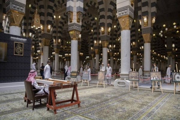 معرض لتاريخ كسوة الكعبة في رحاب المسجد النبوي