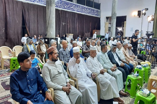 مركز علوم القرآن بالعراق يقيم محفلاً قرآنياً في مسجد الإمام الحسن العسكري(ع)