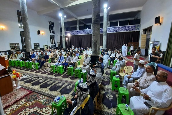 مركز علوم القرآن بالعراق يقيم محفلاً قرآنياً في مسجد الإمام الحسن العسكري(ع)