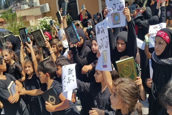 جمعيّة القرآن اللبنانیة تنظم وقفة تضامنية نصرةً للقرآن + صور