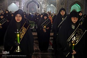 تقرير مصور |  مراسم قراءة الخطبة الخاصة بذكرى شهادة الإمام الرضا (ع)