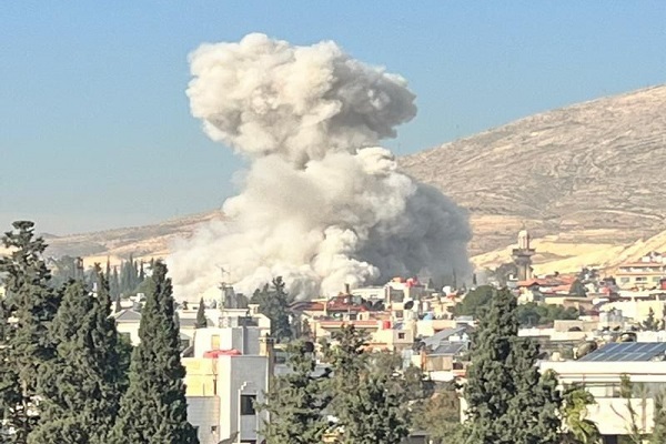 إرتقاء 3 شهداء بينهم ضابطان إيرانيان في عدوان إسرائيلي على دمشق + فيديو