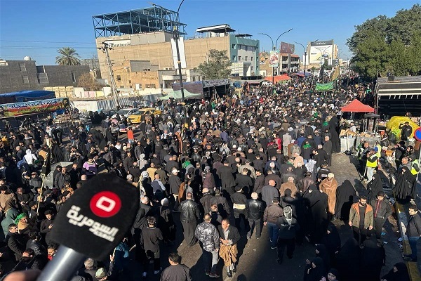 بالصور.. مراسم التشييع الرمزي لنعش الإمام الكاظم (ع) في العراق