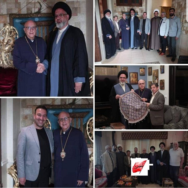 رئيس مركز الأديان في لبنان يستقبل نائب جامعة الأديان والمذاهب في إیران