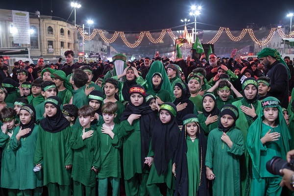 بالصور..المواكب الحسينية تجسد