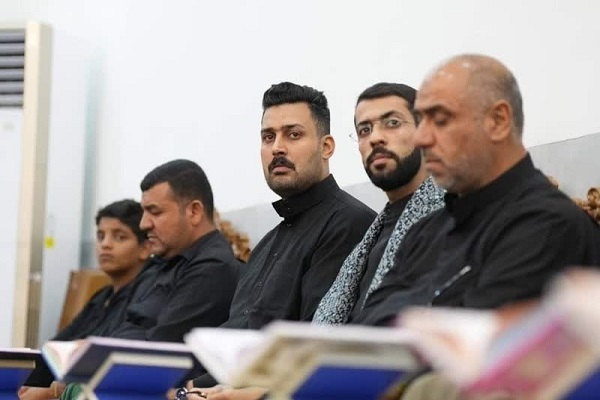 إقامة أول مجلس قرآني بمسيرة الأربعين + صور