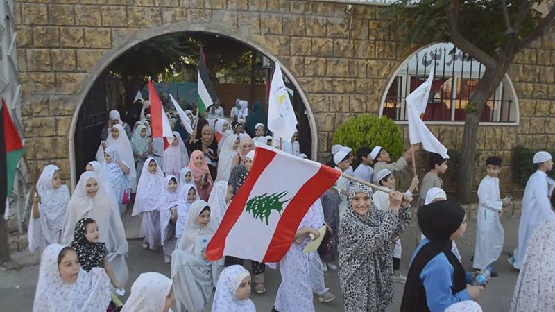 لبنان: وقفة تضامنية لطلاب القرآن في جمعية