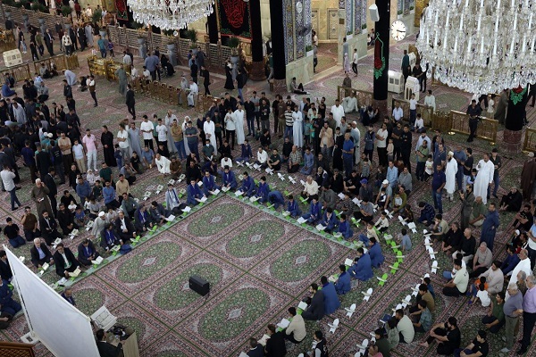 الصحن الحسيني يحتضن تلاوات عراقية وإيرانية في محفل خدّام الإمام الحسين (ع) + صور