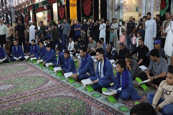 الصحن الحسيني يحتضن تلاوات عراقية وإيرانية في محفل خدّام الإمام الحسين (ع) + صور