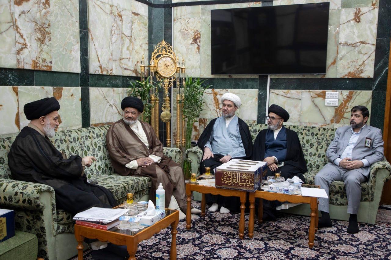 السيد الصافي يدعو إلى مضاعفة الجهود في مجال التأليف القرآني + صور