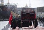 إقامة مسيرة عزائية نسوية في ذكرى شهادة السيدة رقية (ع) في كربلاء + صور