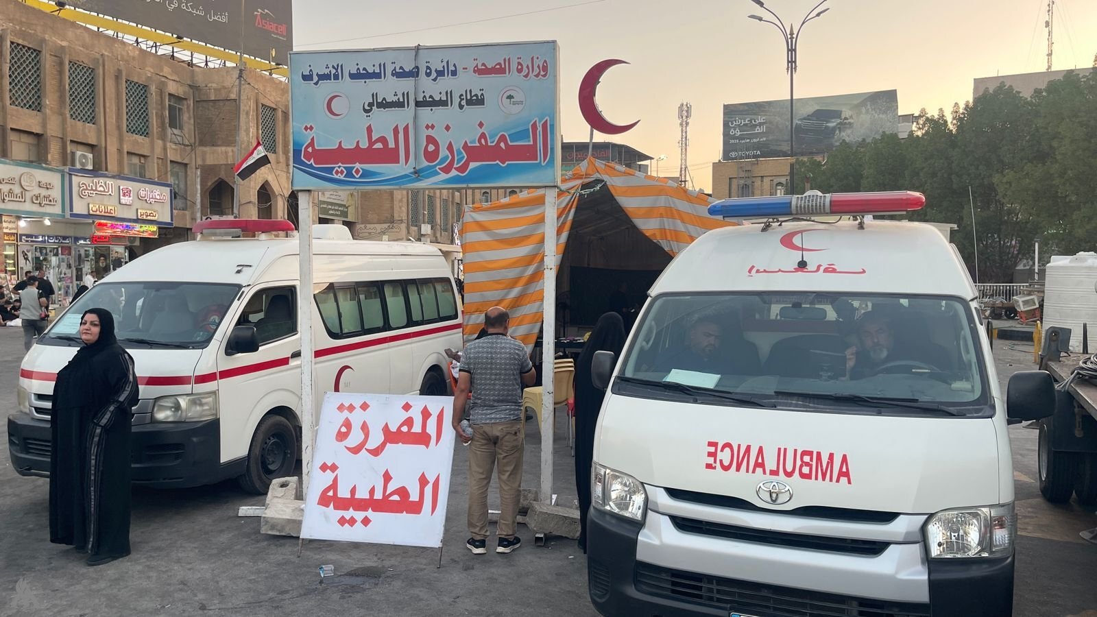 خطة خدمية وصحية لإحياء ذكرى وفاة الرسول (ص) في النجف + صور خطة خدمية وصحية لإحياء ذكرى وفاة الرسول (ص) في النجف + صور