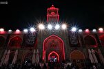 العتبة العلوية تتشح بالسواد لاحياء ذكرى شهادة النبي (صلى الله عليه وآله) + صور