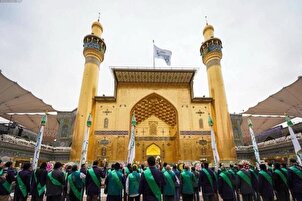 تقرير مصور | الإحتفال بذكرى ميلاد الإمام الحسين (ع) في الحرم العلوي