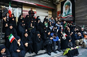 تقریر مصور ...مراسم تشييع جثامين شهداء مدمرة دنا والشهيدين لاريجاني وسليماني في طهران