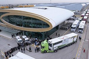 تقرير مصور | العتبة العباسية ترسل قافلة المساعدات ضمن حملة دعم الشعب الإيراني