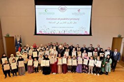 تكريم الفائزين في مسابقة "جيل القرآن" في سلوفينيا