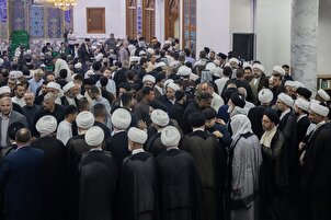 تقرير مصور | الحوزة العلمية تقيم مجلس فاتحة المرجع الديني الشيخ الفياض (رض)