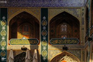 تقریر مصور...تزيين الصحن العلوی الشريف بأكثر من 40 الف وردة طبيعية