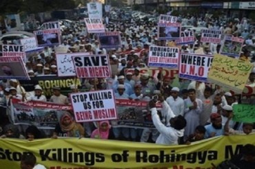 Pakistanda Rohingiya müsəlmanlarının qətliamı pislənilib