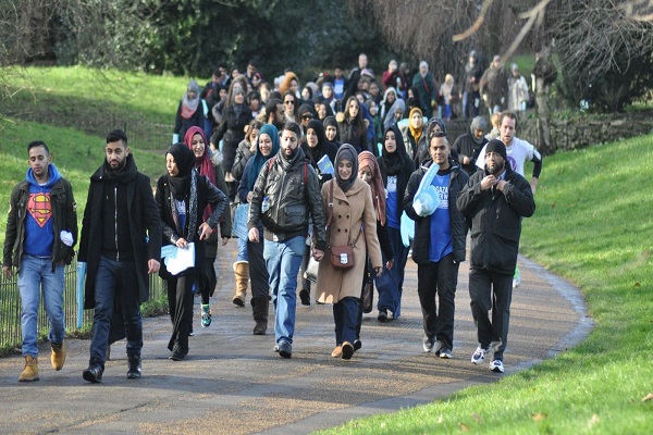 Britaniya müsəlmanlarının Qəzza uşaqlarına dəstək yürüşü