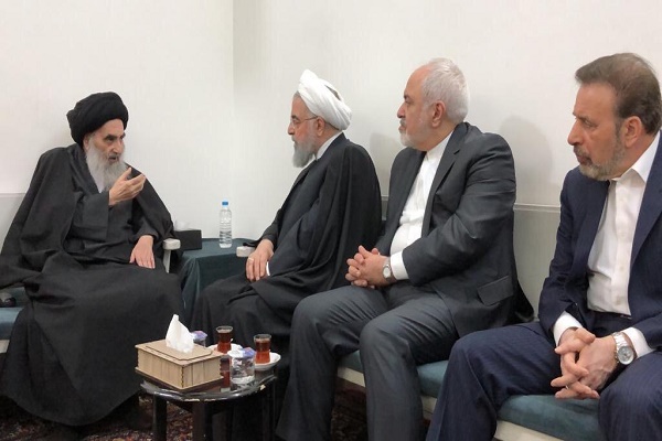 Həsən Ruhani Ayətullah Sistani ilə görüşdü -FOTO