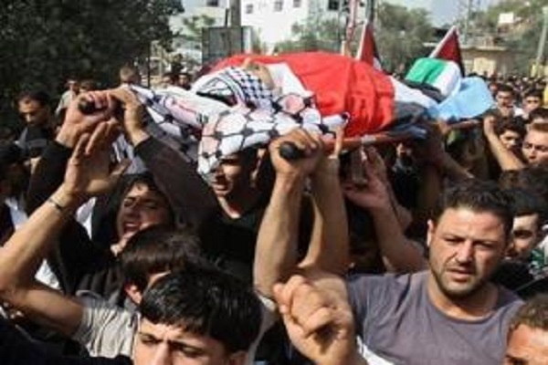 Qəzzanın şərqində daha bir fələstinli cavan şəhid edildi