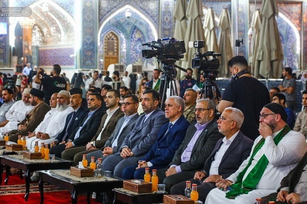 Əmirəlmöminin türbəsinin heyəti İmam Kazim (ə) ziyarətgahında mövlud mərasiminə qatılıb
