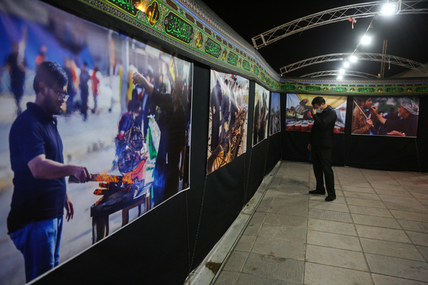 Həzrət Məsumənin (s) hərəmində Ərbəin sərgisi