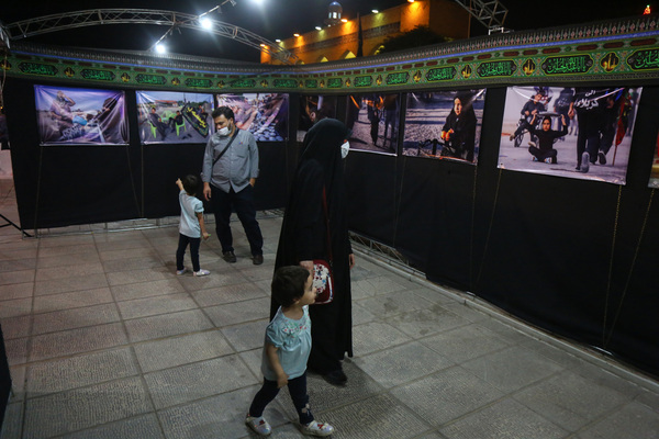 Həzrət Məsumənin (s) hərəmində Ərbəin sərgisi