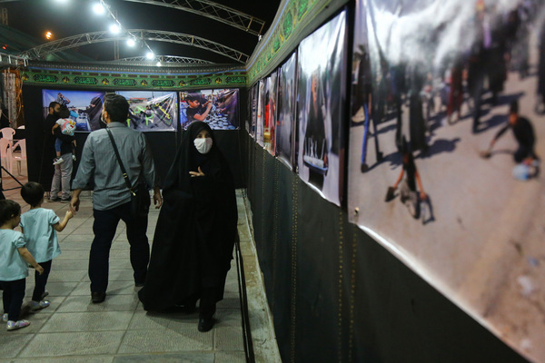 Həzrət Məsumənin (s) hərəmində Ərbəin sərgisi