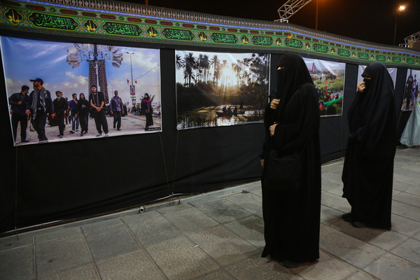 Həzrət Məsumənin (s) hərəmində Ərbəin sərgisi