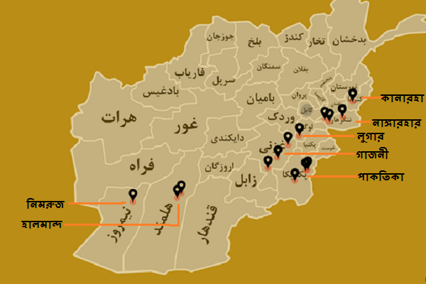 আফগানিস্তানের ১৬টি অঞ্চলে “আল-কায়দা”র কার্যক্রম বৃদ্ধি