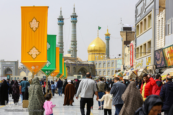 ফার্সি নববর্ষে কোম নগরীর চিত্র