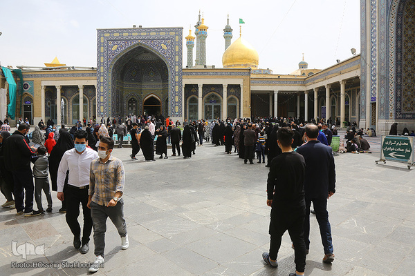 ফার্সি নববর্ষে কোম নগরীর চিত্র