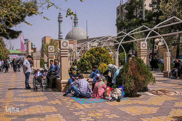 ফার্সি নববর্ষে কোম নগরীর চিত্র
