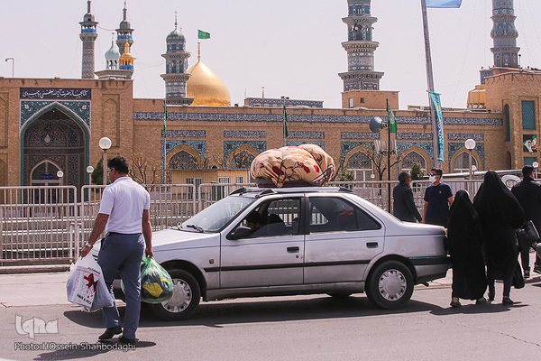 ফার্সি নববর্ষে কোম নগরীর চিত্র