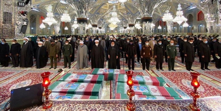 Iran hat Abschied von 8 Märtyrern der Schrein-Verteidiger genommen