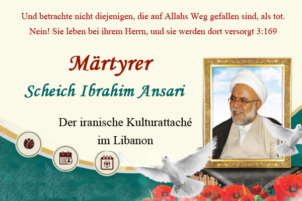 Die Erinnerung an Märtyrer wird im Laufe der Zeit nicht löschen