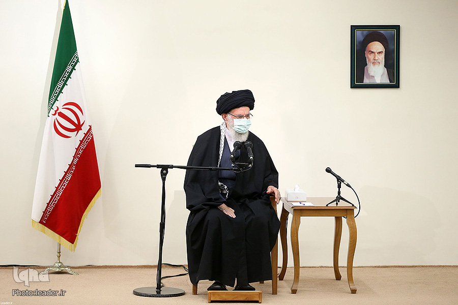 Familienmitglieder des M&auml;rtyrers Mohsen Fakhrizadeh besuchen Imam Chamenei