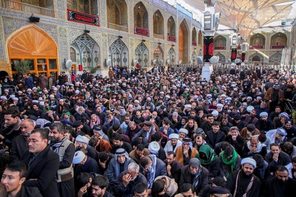 Schiiten ziehen in Gedenken an Fatima Zahra (s.a.) durch Nadschaf + Bilder